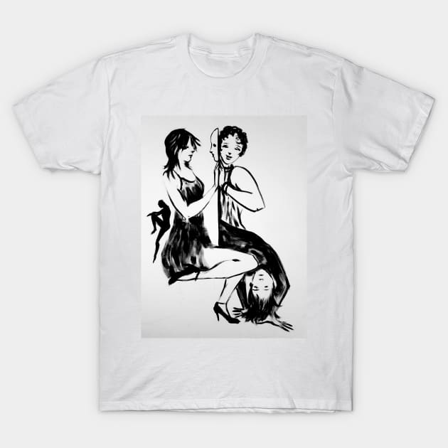 Tango with myself T-Shirt by spacedivers